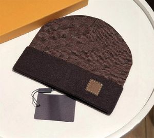 Doudou skip hat Chapeau de créateur d'hiver à la mode Le chapeau en laine à tricoter pour femme est assorti à la chaleur et au crâne de boule confortable