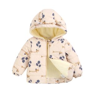 Manteau en duvet pour bébé fille, vêtements d'hiver chauds en fourrure pour garçon, vêtements d'extérieur en laine avec fermeture éclair, veste rembourrée épaisse et matelassée pour tout-petits, 221130