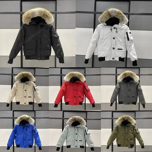 Chaqueta de plumón Abrigos Parka para hombre Chaquetas de invierno acolchadas Parkas de moda Diseñador clásico Chaqueta de piloto de aviador canadiense Chaqueta corta de plumón Abrigos Mujer