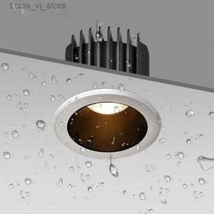 Downlights COOJUN LED étanche IP65 spot intégré salle de bain cuisine Anti-buée résistant à l'humidité plafonnier CRI93 YQ240226