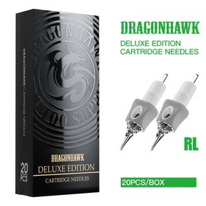 Dragonhawk Glide Extra Smooth Disposable 20pcs/box Sterile Tattoo Cartridges Needles for Rotary Tattoo Machine Supplies 240108