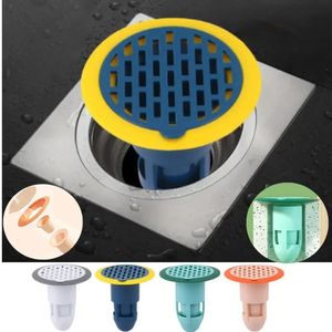 Drains Bath Shower Floor Strainer Cover Plug Trap Silicone Anti odor Sink Bathroom Water Drain Filter Insect Prevention Deodorant 231101