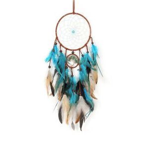 Dream Catcher Windgong Art Chimes Home Craft Dreamcatcher Ornament Hangende Slaapkamer Decoratie Cadeau Handgemaakte Veer GC2099