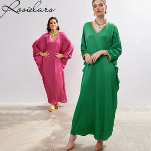 Vestido 2023 Tallas grandes Dubai Moda musulmana Abayas para mujeres Vestido Túnica Ropa de domingo Ropa islámica modesta Vestidos turcos de oración