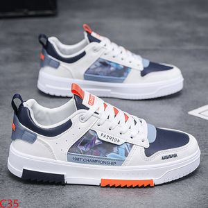 Dress Shoes 2023 Low Top M Men S Korean Edition Tendencia versátil Estudiante Board Ligera de deportes informales pequeños White 230814