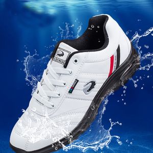 Chaussures habillées coussin golf pour l'homme imperméable Eather Sport Athletics Comfort Grand Walking Sneakers Men's Shoe 220922