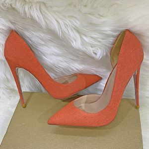 Chaussures habillées énergie magnifique 12cm 10cm 8cm hauts talons fins bout pointu fête Sexy loisirs all-match femmes pompes BM028 ROVICIYA