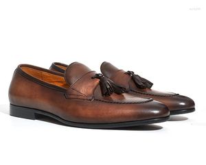 Chaussures habillées pour hommes en plein air décontractées originales à bout rond mode printemps et automne hommes produits en cuir