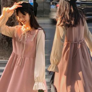 Robes 2022 Robe de maternité de style coréen Spring