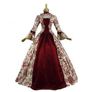 Robes vintage médiéval victoria reine princesse de mariage fête formelle robe halloween femmes carnaval courte de cosplay de cosplay noble palais