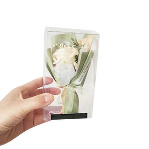 Mini Bouquet de fleurs séchées avec boîte, 1 pièce, petit décor de photographie sèche pour la saint-valentin, fournitures de fête de mariage