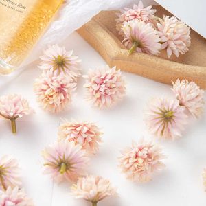 Flores secas 500 piezas artificiales al por mayor álbum de recortes DIY corona boda jardín Rosa Navidad decoraciones para el hogar clavel de seda falso