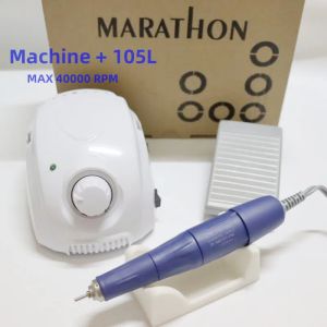 Perceaux BT Marathon Champion3 Boîte de commande 65W 50000 tr / min Hand Quality Handle Electric Nail Drill Machine Polon