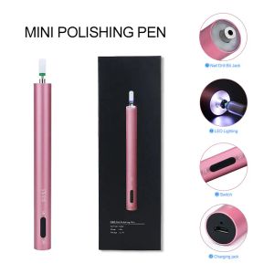 Perceaux USB Portable Nail Drill Machine Mini Electric Nail Polissing Pen 12000 tr / min