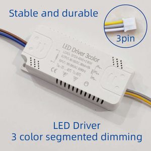 Éclairage de l'adaptateur de pilote 12W 24W 30W 36W 50W 100W AC220V Transformateur non isolant pour le remplacement de plafond LED Remplacement