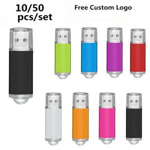 Drives 10/50 pcs lot USB 2.0 Prouline-flash Pendrive 1 Go 2 Go 4 Go de lecteur de stylo 8 Go 16 Go Stick Mémoire 32 Go 50pcs USB Stick 64 Go Flash