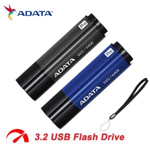 Drives ADATA S102 Pro USB 3.2 Flash Drive 256 Go 128 Go 64 Go High Speed 512 Go 32 Go USB Pendrive Metal Memory Stick Portable Mini U Disque