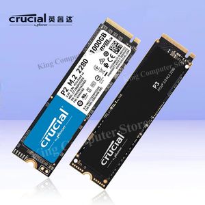 Drive SSD crucial P3 plus / P3 / P5 plus 500G 1000G 2000G 4000G PCIE 3D NAND P2 250G NVME M.2 Solid State Drive Original et Nouveau