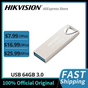 Drive Hikvision Multifonctional USB Flash Drive OTG 3.0 Pendrive 64 Go CEL USB Stick Flash Drive Pring Drive pour téléphone