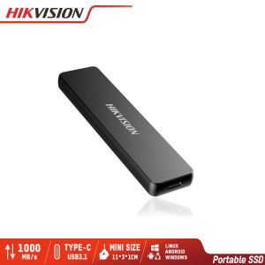 Unidades HikVision Portable SSD 512GB SSD externo 1TB Disk Drive 256GB SSD USB3.1 Typec Gen2 Solid State Disk PC Reemplazar HDD