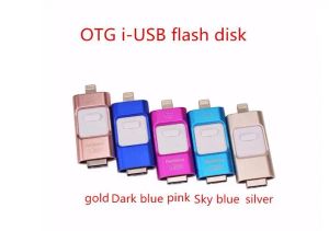 Drives HT 3 IN1 USB Drive Flash Drive Metal Pen Drive 32G 64G 128 Go 256 Go 512 Go 1 To Mémoire Stick OTG Micro 3.0 pour iPhone plus iPad Android Y