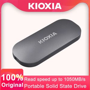 Drives Kioxia XD10 Portable SSD 1TB 2TB Drives à l'état solide externe Disco Duro externo Typec nvme USB3.2Gen2 SSD compatible pour ordinateur portable