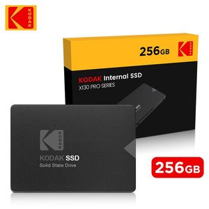 Drives Kodak X130 Pro 256 Go SSD SATA III Disque dur à semi-conducteurs SATA III pour ordinateur portable 550 Mo / s HDD 2.5 Disque dur externe Ship libre