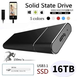 Drives New Portable SSD 1TB External Solid State Hard Drive Mass Capacity Movable Storage Device TypeC for Computer/Laptop/mac USB 3.1