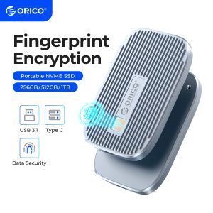 Drive Orico External SSD Empreinte Cryptage 256 Go 512 Go 1 To Portable SSD USB 3.1 Type C