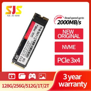 Drives SJS Nouveau SSD NVME M.2 128 Go 256 Go 512 Go 1TB 2TB DRIVE SOLID HARD PCIE 3.0 Disque dur Disque 2280 M2 Solid Internal M2 pour ordinateur portable