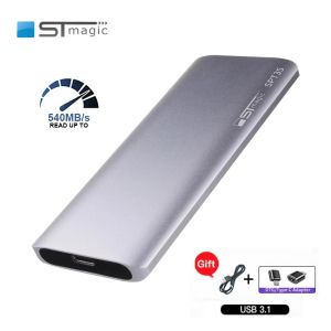 Unidades STMagic External Solid Drive 1TB 540MB/S Metal Hard Drive USB3.1 Typec PSSD DISCO DURO SSD móvil para laptop Destop MacBook
