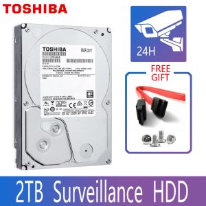 Drives Toshiba DVR NVR CCTV 2TB Disque dur Disque 2000 Go HD HD SATA interne 3 5700rpm 32m 3,5 