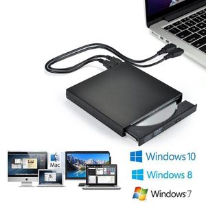 Drive Universal External USB 2.0 Optical DVD DVD Combo DVD ROM Player CDRW Burner Writer pour MacBook ordinateur portable PC de bureau