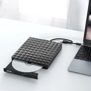 Drive USB 3.0 TYPEC EXTERNE DVD Brûleur écrivain enregistreur DVD RW Optical Drive pour Mac / Linux Windows 11/10/8/7 Lecteur de disque PC d'ordinateur portable Mac / Linux