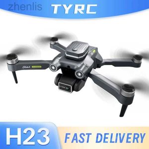 Drones 2,4 g / 5g GPS RC Drone avec appareil photo WiFi haute définition FPV Photographie pliable Quad Hélicoptère H23 Évitement d'obstacles Drone Childrens Toy D240509