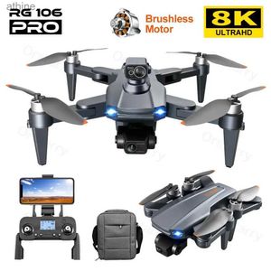 Drones 2024 NUEVO RG106 / Pro Drone 8K HD Cámara Profesional Reperter GPS 3 ejes Gimbal Motor sin escobillas FPV RC Quadcopter Aviones Juguete YQ240129