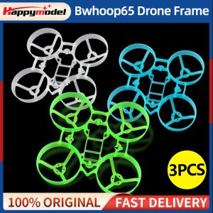 Drones 3pcs HappyModel Bwhoop65 3.1G Mobula6 65 mm Dinito Drone Quadcopter FPV Marco Kit RC FPV Racing sin escobillas Freestyle Diy Partes