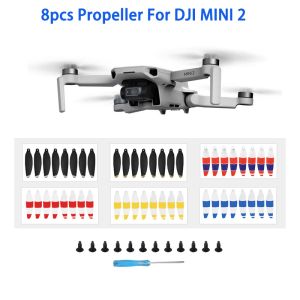 Drones 8pcs 4726 hélice para DJI Mini 2/mini SE Propiedades de luz de drones Piezas de repuesto de ala de reemplazo de cuchilla para accesorios Mavic Mini 2