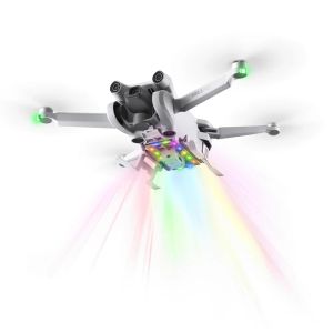 Drones pour dji mini 3 pro dette d'atterrissage pliant lampe à led de lampe de lampe de lampe de lampe de nuit flash nocte