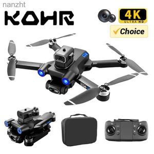 Drones Kohr S136 G Drone 4K Double caméra Photographie aérienne RC Hélicoptère Brushless sans obstacle au laser Professionnel Évitement de quatre hélicoptères WX