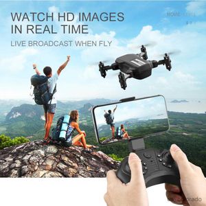 Drones LS-MIN Gros Mini Drone 4K Photographie Aérienne UAV Pliant Quadcopter Avec Caméra WiFi Hélicoptères Jouets Retour R231107