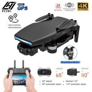 DRONES NOUVEAU 2022 L108 Pro GPS Drone HD 4K Camera 2axis Gimbal Professional 2000m Image Transport sans balais Motor RC RC Pliable