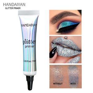 drop ship HANDAIYAN Maquillage Glitter Primer Longue Durée Fard À Paupières Couleur Apprêt Spécial pour Les Yeux Lumière Lait Crème Texture Femmes Cosmétiques