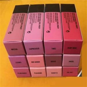 Dropshipping maquillaje de alta calidad lápices labiales mate epacket envío gratis 12 colores nuevo maquillaje labios brillo labial líquido lápiz labial 4.5g