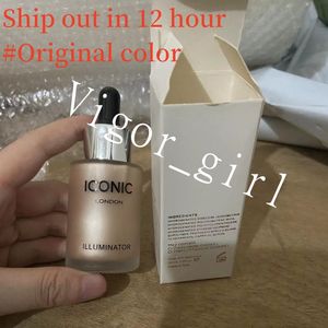 Dropshipping Iconic 1pcs London Illuminator Liquid Highlighters Original Illuminating Highlighting Contour Makeup Couleur originale Stock Expédié en 12 heures Vente chaude