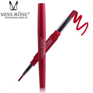 2019 Dropshipping Miss Rose Double Headed Lipliner Waterproof Stick Pencil Long Lasting Pigment Levre maquillage de rouge à lèvres en stock