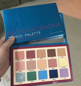 Dropshipping Natasha Denona Paleta de maquillaje Tropic Tropa Sala de ojos Cosmetics Highlighter para niñas 15 colores