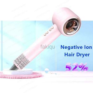 Sèchers Hair Professional Hair Dryer négatif ionic Hair Dryer Disher sans feuilles Hair Shatter du meilleur cadeau pour la mère et l'amie 240403