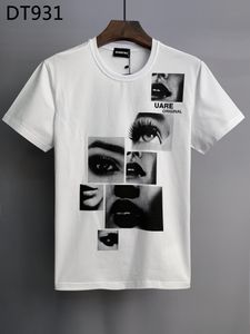 DSQ PHANTOM TURTLE T-shirts pour hommes 2023 Nouveaux hommes Designer T-shirt Italie Mode T-shirts T-shirt d'été Mâle doux et confortable 100% coton Tops 7528