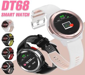 DT68 Smart Watch IP68 Imperropice de 12 pouces Tactile Full Sport Bracelet Fitness Tracker Push Bluetooth Smartwatch2784508